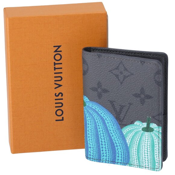 Louis Vuitton x Yayoi Kusama Card Case Monogram Eclipse Reverse M81969 - Picture 1 of 4